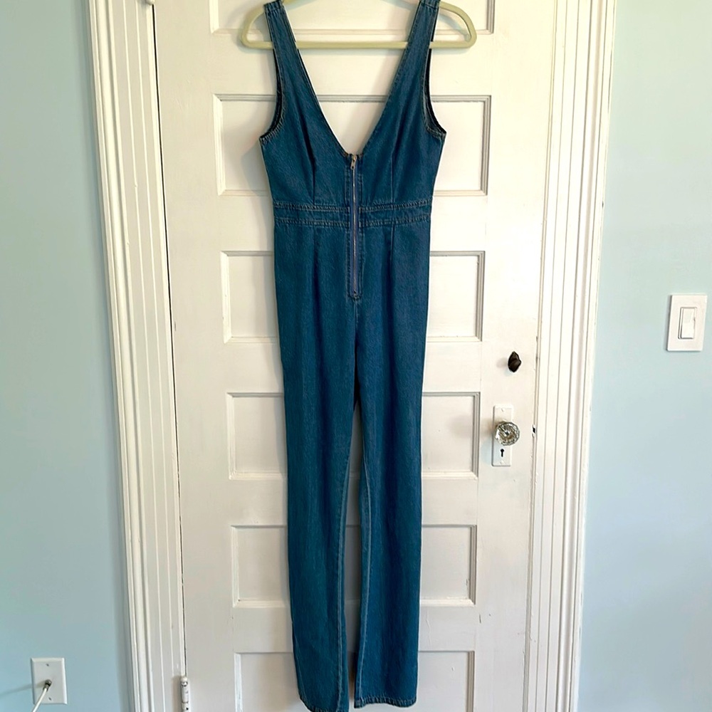 Emory Park Denim Jumpsuit